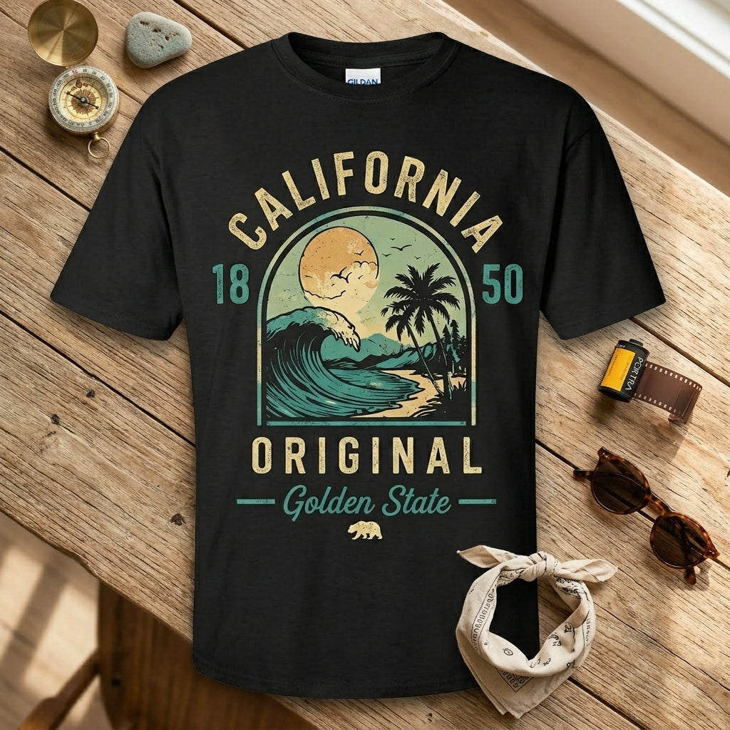 Golden Wave California Tee