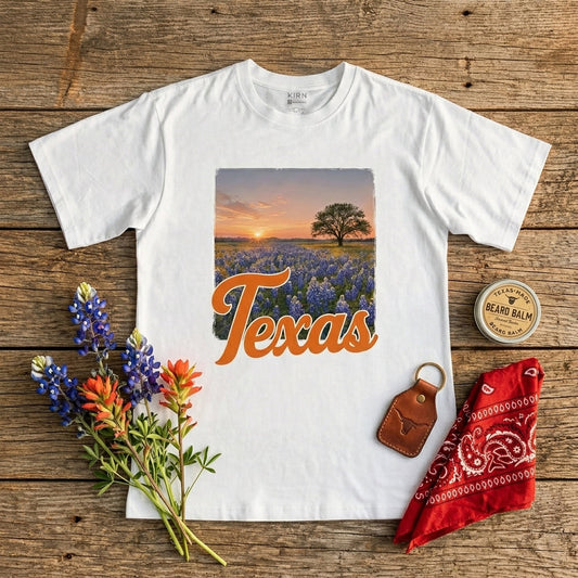 Bluebonnet Sunset Tee