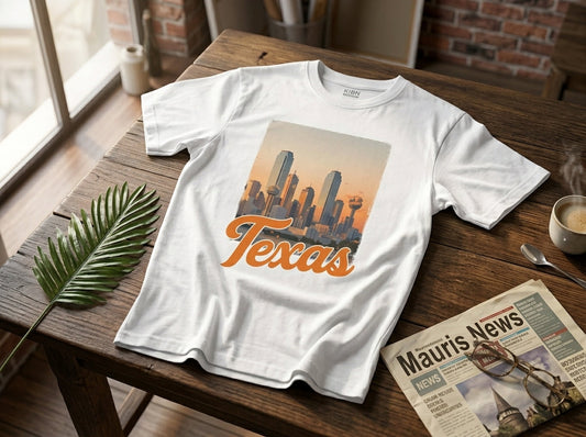 Dallas Skyline Texas Tee