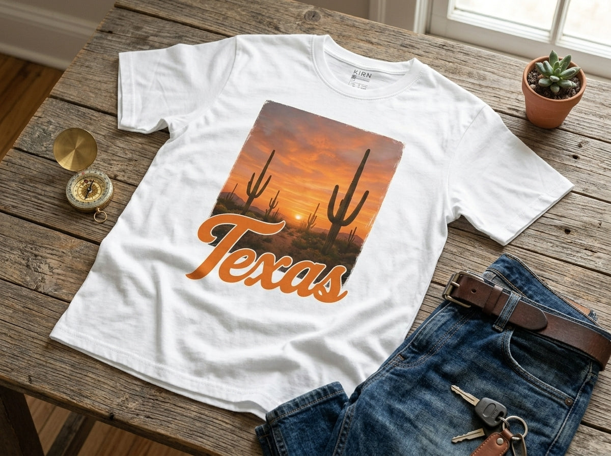 Cactus Horizon Texas Tee