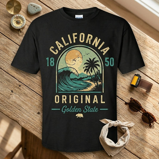 Golden Wave California Tee