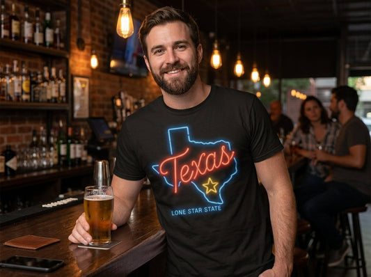 Neon Texas Nights Tee